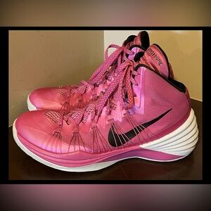 Nike Hyperdunk Pink Breast Cancer Hightops Men's Sz 10.5